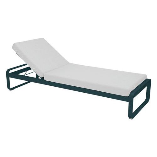 Bain de soleil Bellevie coussin blanc grisé Fermob