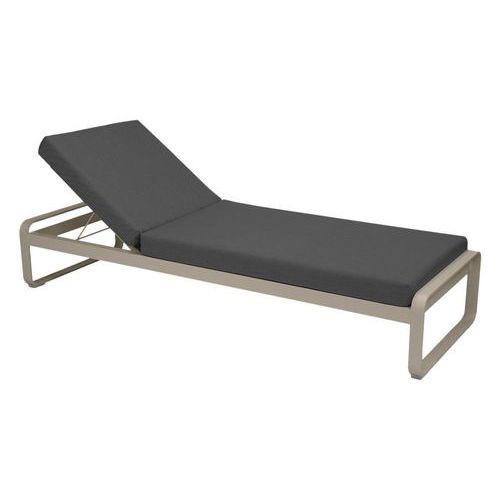 Bain de soleil Bellevie coussin gris graphite Fermob