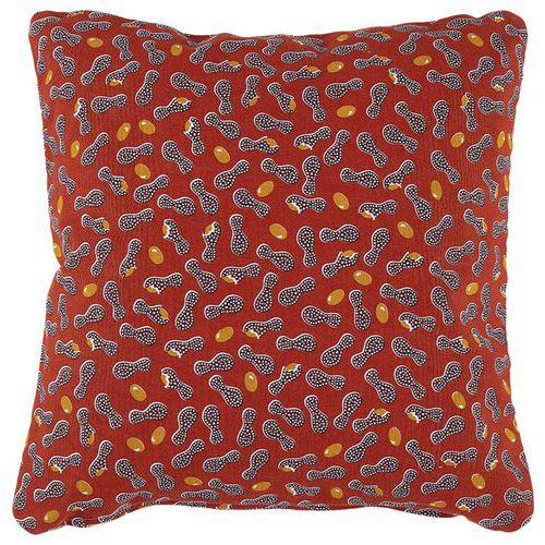 Coussin Envie d'ailleurs cacahuètes 44 x 44 cm Coussin Envie d'ailleurs cacahuètes 44 x 44 cm
