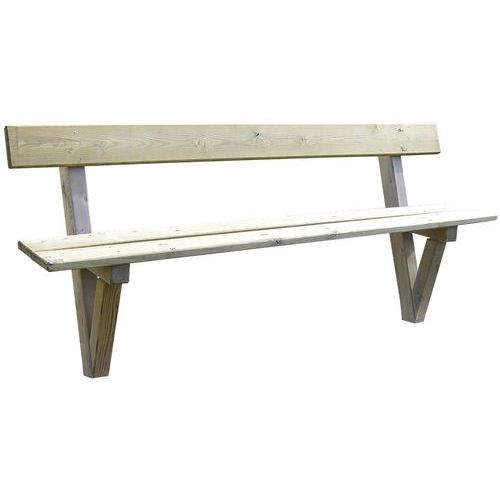Banc forestier -  Assise hauteur: 47 cm