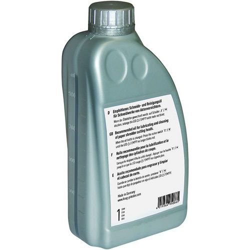 Bidon 1L d'huile de lubrification pour destructeurs - IDEAL