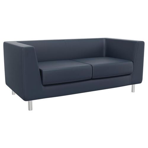 Canapé 2 places Florin finition enduit PVC EN 1021-1/2- Manutan Expert