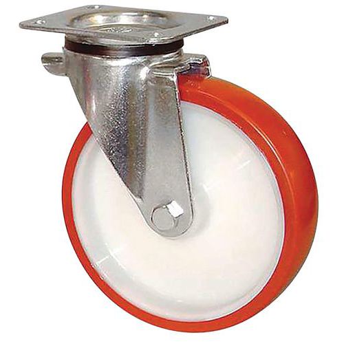 Roulette manutention Série U5B-28 - 400 kg