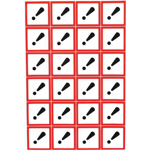 Panneau CLP - Nocif - étiquettes adhésives
