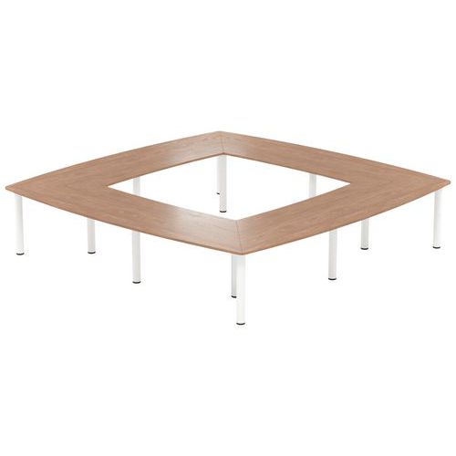 Table réunion Atem 16 personnes pieds ronds - MBA