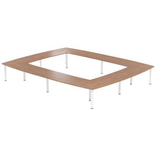 Table réunion Atem 22 personnes pieds ronds - MBA
