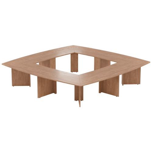 Table réunion Atem 16 personnes pieds panneaux - MBA
