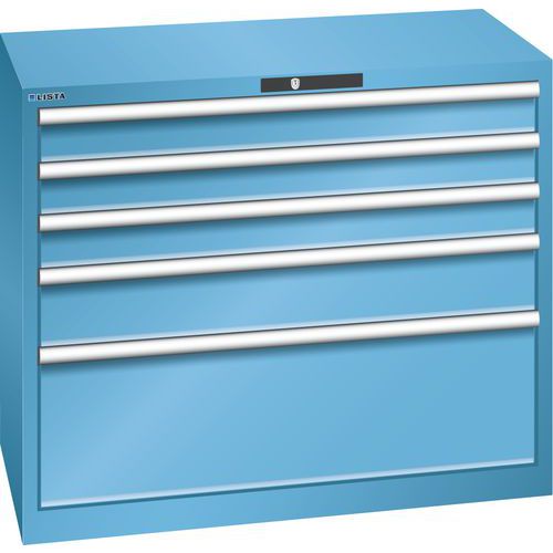 Armoire 6 tiroirs 1023x572x850mm - Capacité tiroir 200kg - Lista