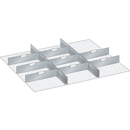 Kit matériel subdivision 45x36E (LxPxH) 765x612x250mm-Lista