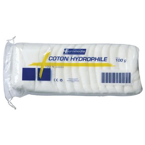 Coton hydrophile 100g en accordéon