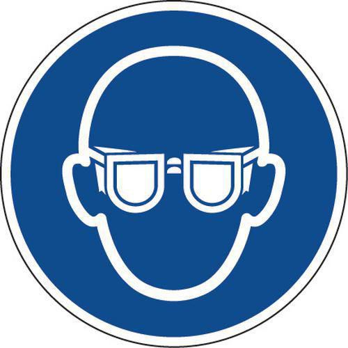 Panneau Lunettes de protection obligatoires - PVC - Manutan Expert Panneau Lunettes de protection obligatoires - PVC - Manutan Expert