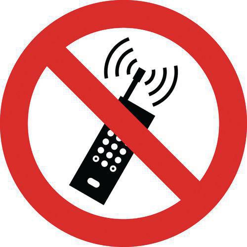Panneau Interdit d'activer téléphones mobiles - PVC - Manutan Expert Panneau Interdit d'activer téléphones mobiles - PVC - Manutan Expert