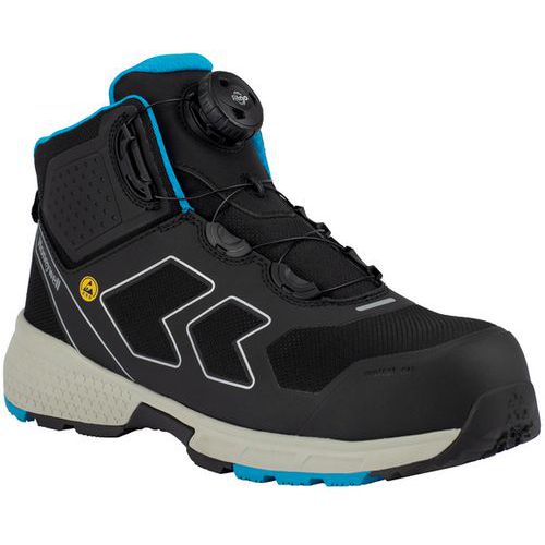 Chaussure de sécurité Runner Mid Blue Fitgo S3 SRC ESD - Oliver