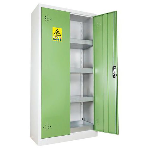 Armoire de sûreté 300L, 2 portes, pour produits dangereux - Trionyx
