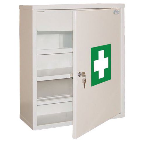 Armoire à pharmacie murale 4 tablettes - Trionyx