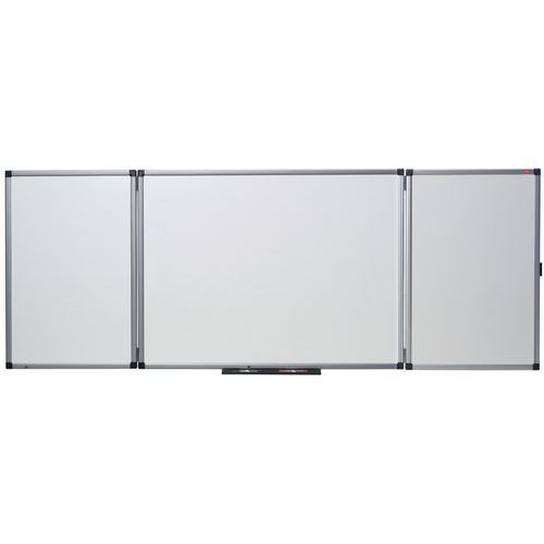 Tableau blanc triptyque magnétique Nobo émaillé