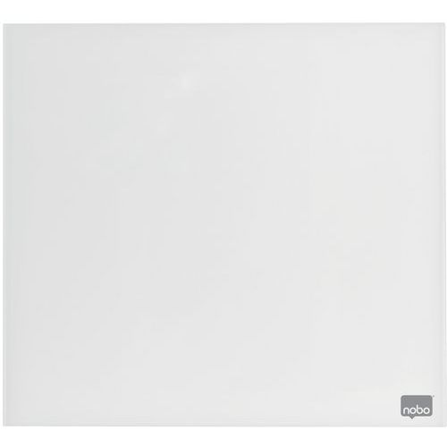 Tableau mémo carré magnétique - en verre -Nobo