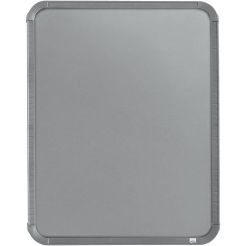 Tableau blanc Slimline en acier laqué - Nobo