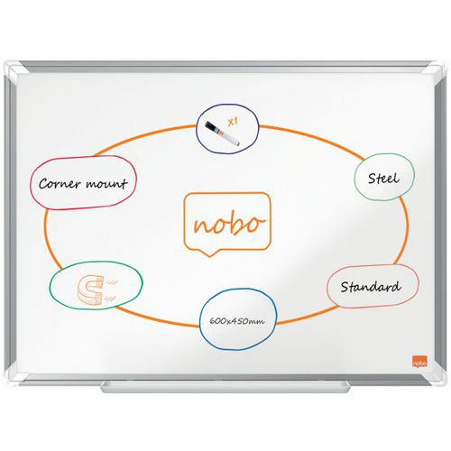 Tableau acier laqué Nano Clean - Premium Plus - Nobo
