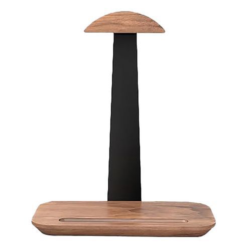 Support de casque en aluminium et bois - Alba