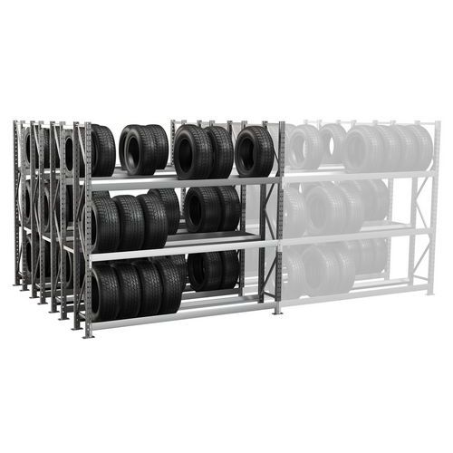 Rayonnage pneu quadruple profondeur Espivol - Manorga