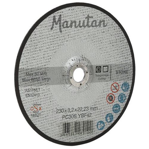 Disque à tronçonner plat tout matériaux – Manutan - Manutan Expert