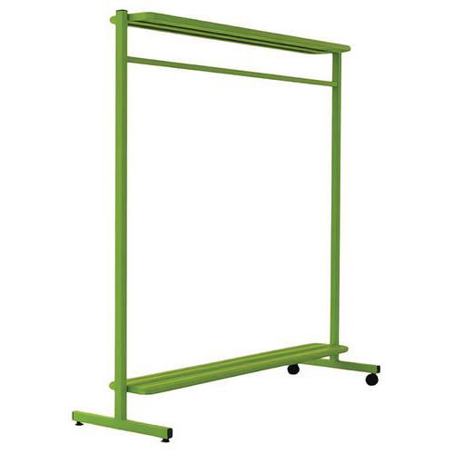Vestiaire mobile porte-cintres