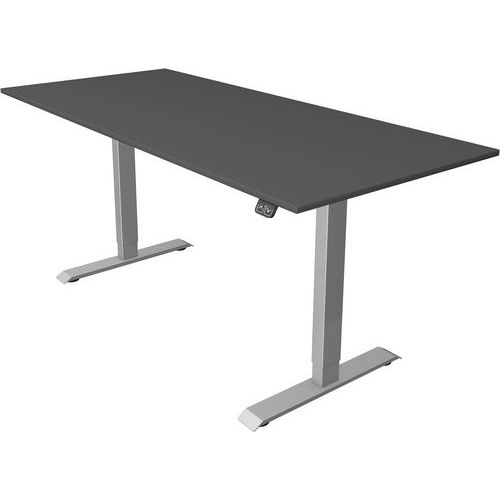 Bureau reglable Move 1,fonction memoire,Silver compact L1800 x P800 mm