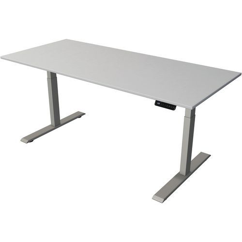 Bureau reglable Move 2 Silver electrique L 1800 x P 800 x H 630-1270mm