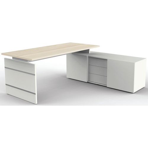 Poste de travail - Stage One Form4 Bureau L 1800/buffet L 1600 mm Poste de travail - Stage One Form4 Bureau L 1800/buffet L 1600 mm
