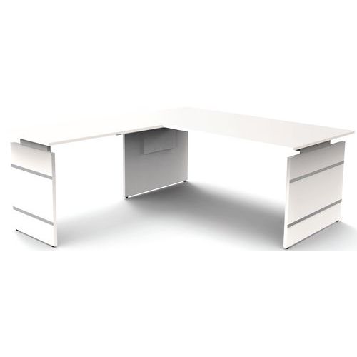 Bureau réglable L 1800xP1800mm- stage One Form4 + extension L 1000 mm