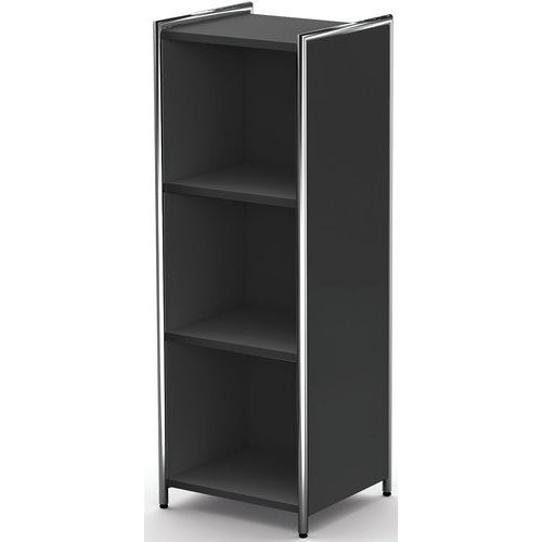 Buffet haut étroit, Artline, L 410 x P 380 x H 1150 mm, 3 étagères