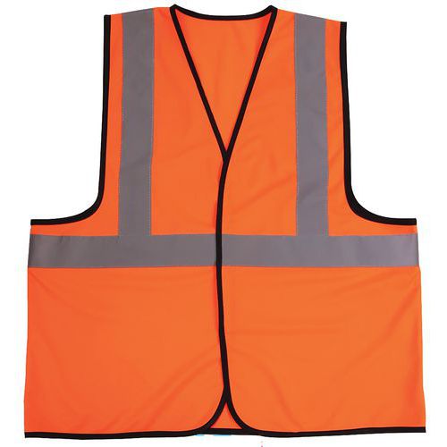 Gilet haute visibilité Orange - Manutan Expert Gilet haute visibilité Orange - Manutan Expert