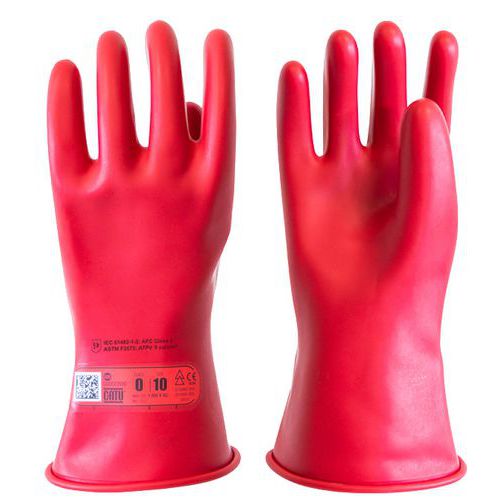 Gants isolants électriques CG Classe 0 - courte manchette - Catu