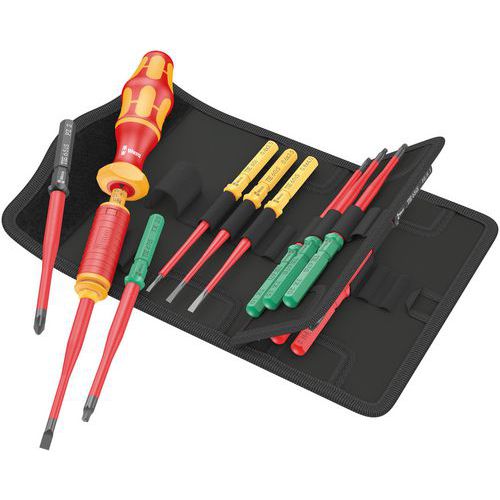 Jeu embouts dynamométriques 15 pièces - Kraftform Kompakt VDE15 - Wera