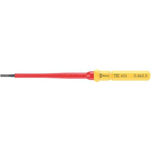 Lame interchangeable isolée VDE vis fente - KK 60 i - Wera
