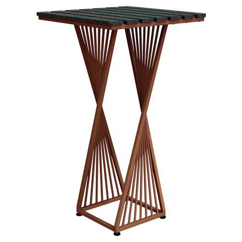 Mange debout Viognier 60 x 60 cm Ipra/alu - Urbemob