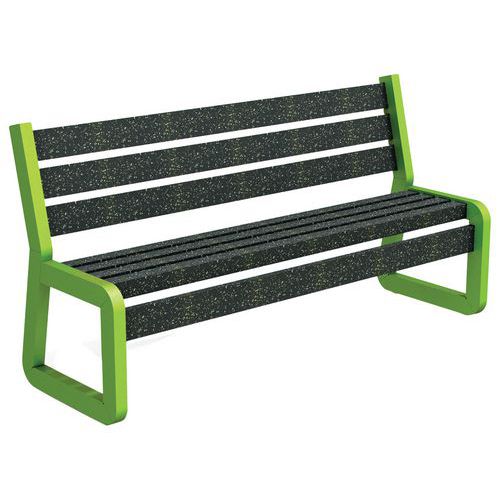 Banc Chardonnay maternelle 120 cm Ipra/alu - Urbemob