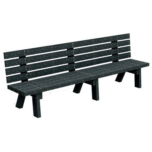 Banc maternelle 196 cm Ipra gris - Urbemob