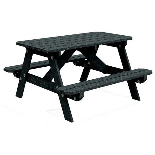 Table bancs 90 cm en Ipra - gris - Urbemob