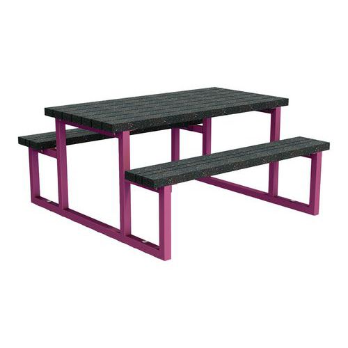 Table bancs Syrah primaire Ipra/alu - Urbemob