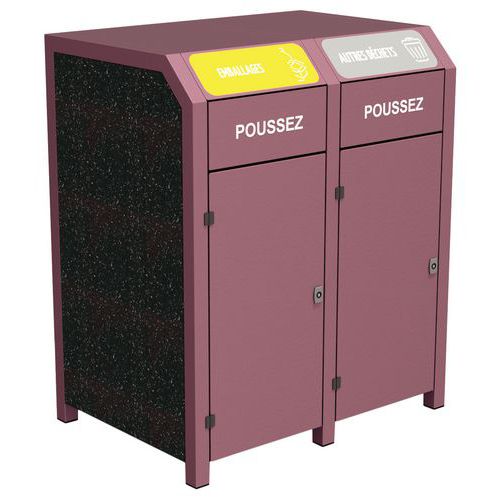 Poubelle Chardonnay emballages/autres déchets - Ipra/alu - Urbemob
