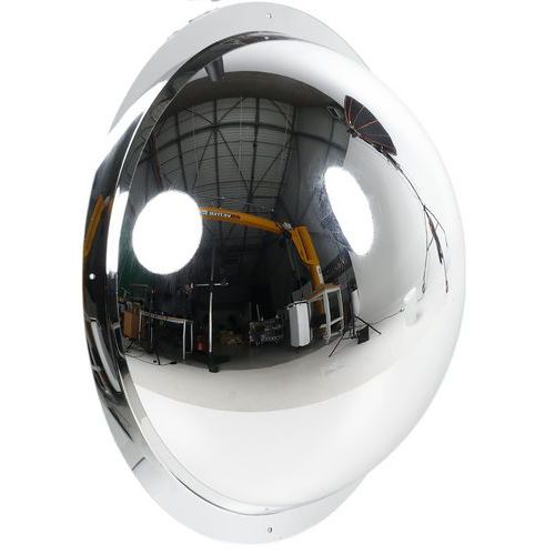 Miroir hémisphérique demi-sphère Plexi+ - Vision 360° - Manutan Expert
