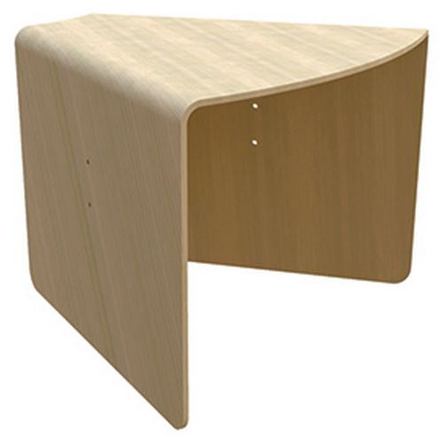 Table d'angle bois Hizia - Alba