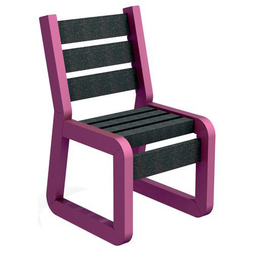 Chaise Chardonnay maternelle Ipra/alu - Urbemob