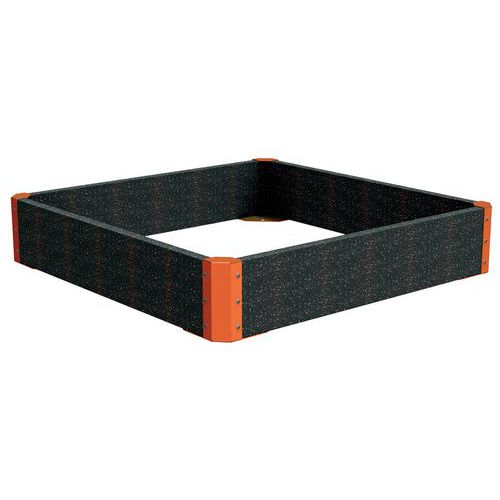 Carré potager Arbane 128 x 128 cm Ipra/alu - Urbemob