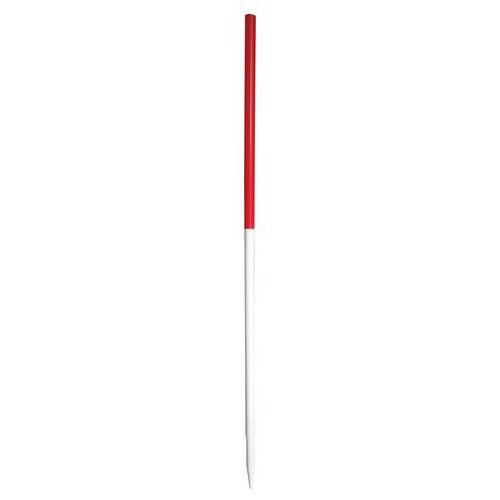 Jalon rouge et blanc - Mondelin