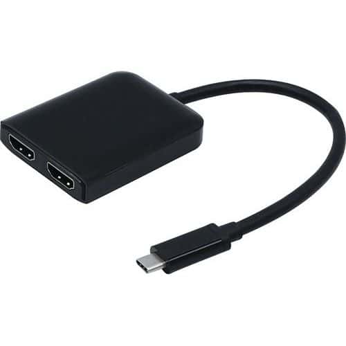 Convertisseur USB Type-C vers 2 sorties HDMI 2.0 - Generique