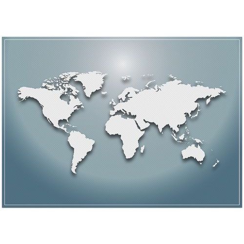 Set de table carte du monde - Showdown Displays Set de table carte du monde - Showdown Displays