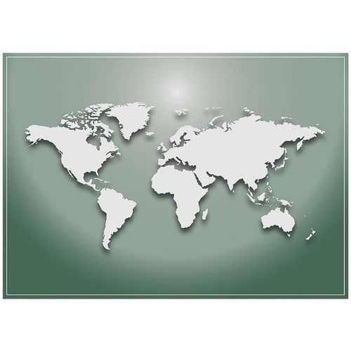 Set de table carte du monde - Showdown Displays Set de table carte du monde - Showdown Displays